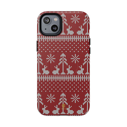 Red Xmas MagSafe iPhone Case