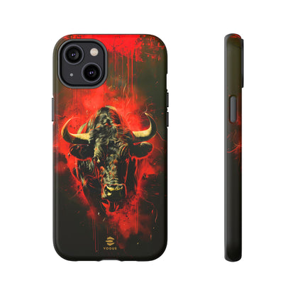 Bull Black iPhone Tough case