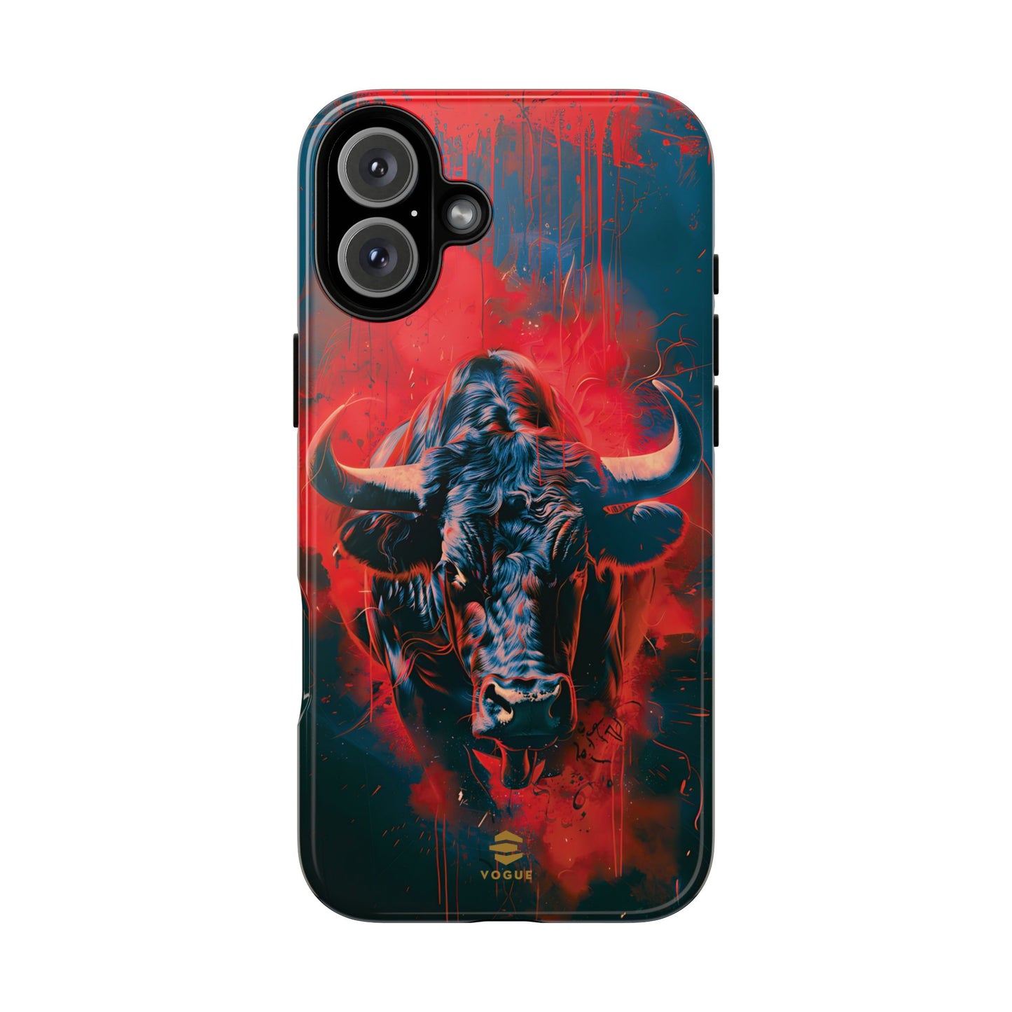 Bull Teal iPhone Case