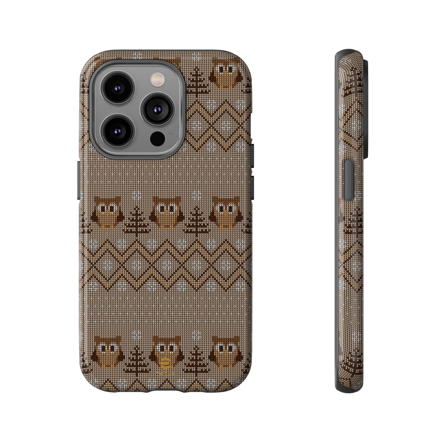 Owl Xmas Jumper iPhone case