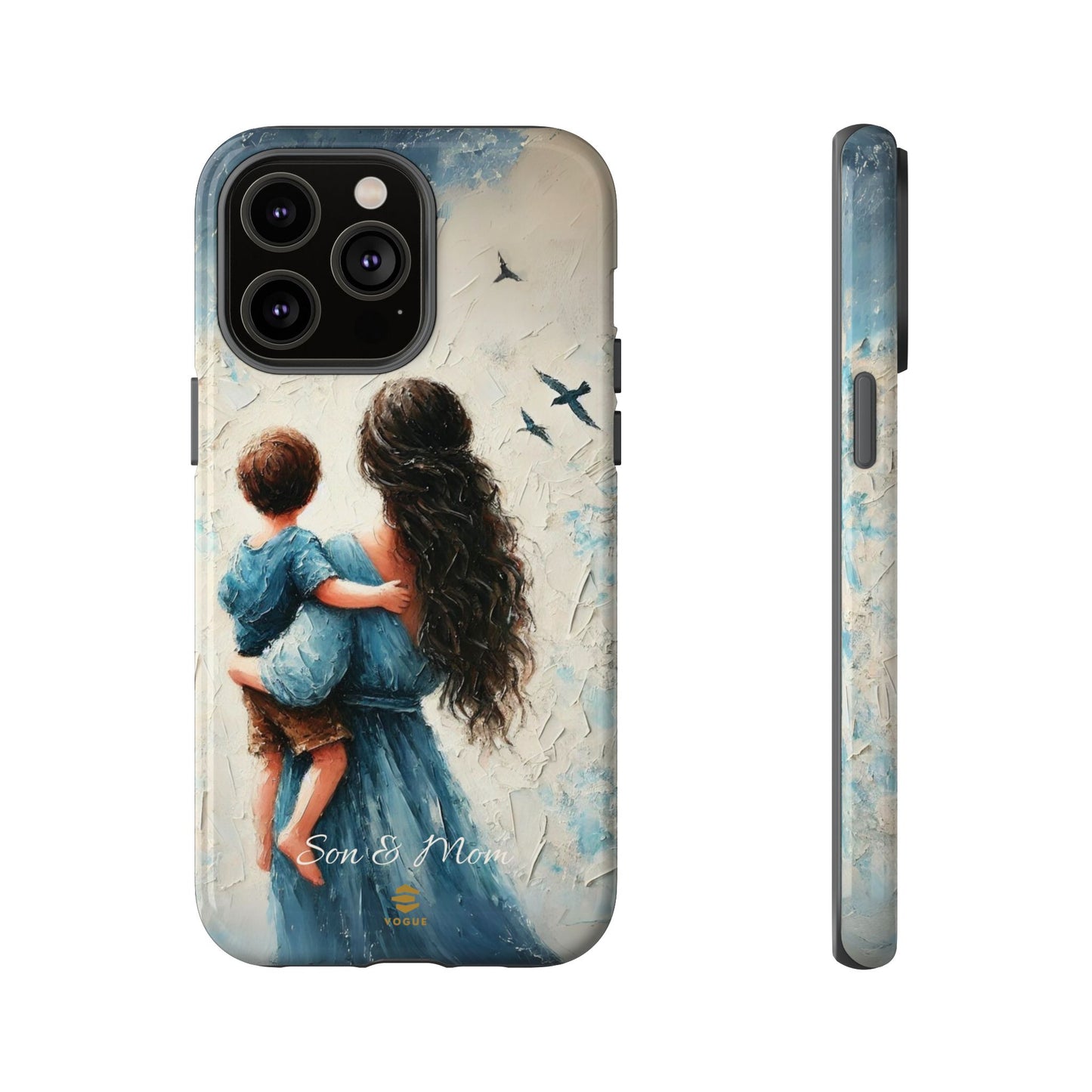 Custom Son & Mom iPhone Tough Case