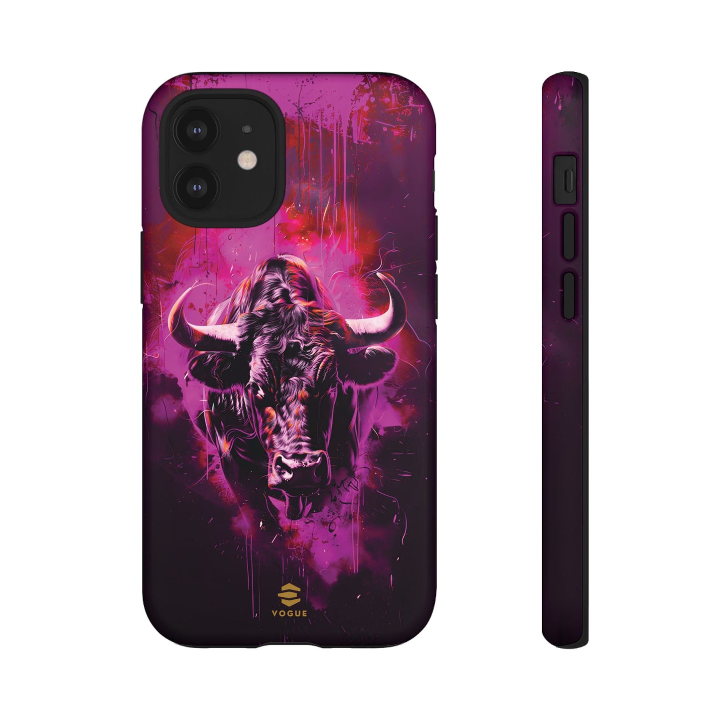 Bull Hot Pink iPhone Case