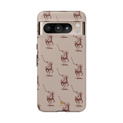 Polo Player Brown Google Pixel Case