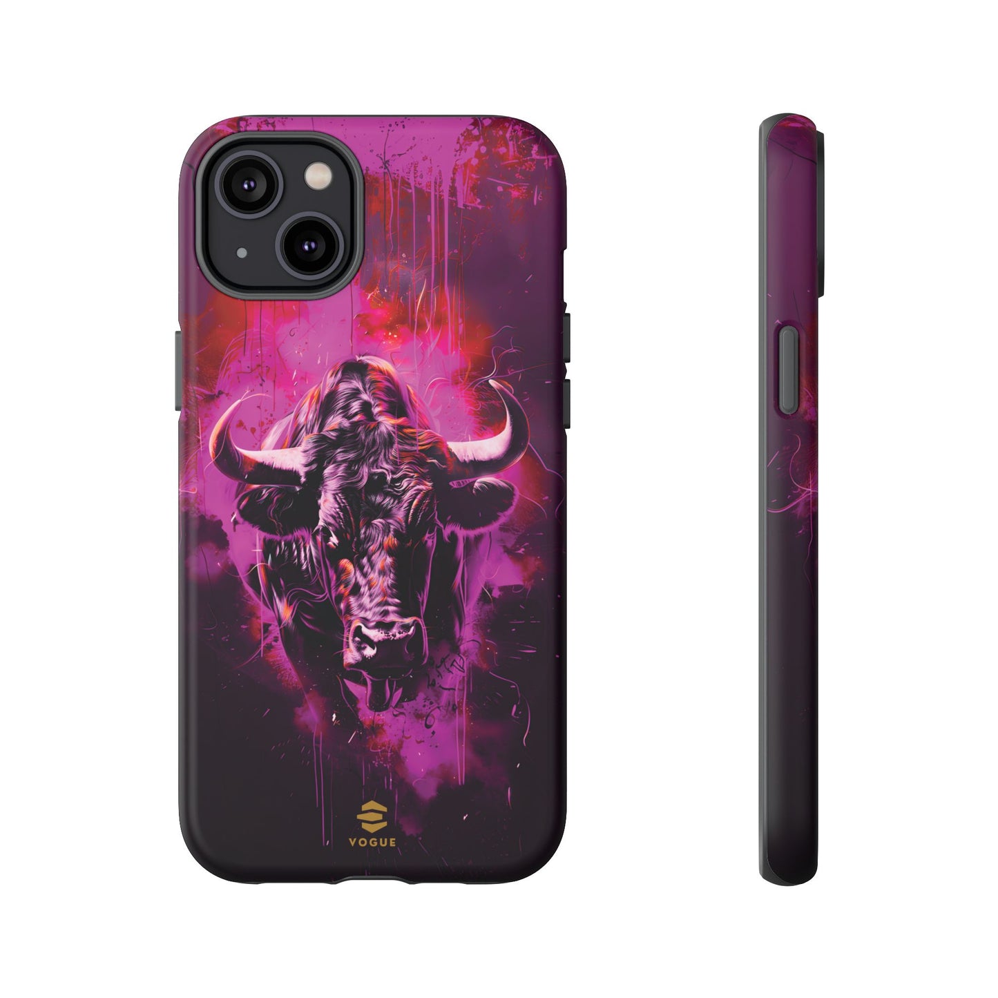 Bull Hot Pink iPhone Case