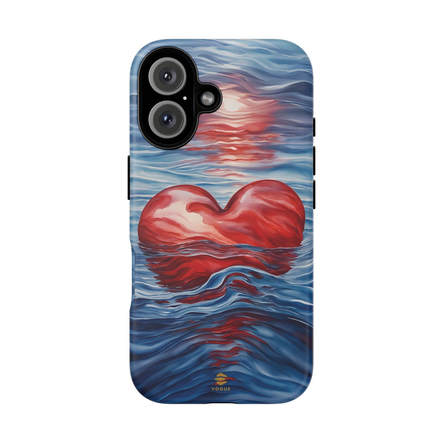 Deep Devotion Red Heart iPhone Tough Case Valentine's gift Protective Cover