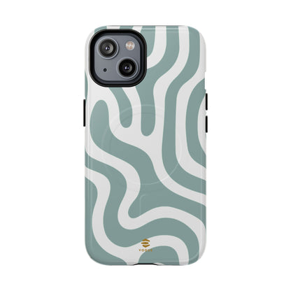 Crazy Abstract Lines MagSafe iPhone Case