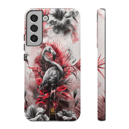 Flamingo Tropical Design Tough Phone Case Samsung