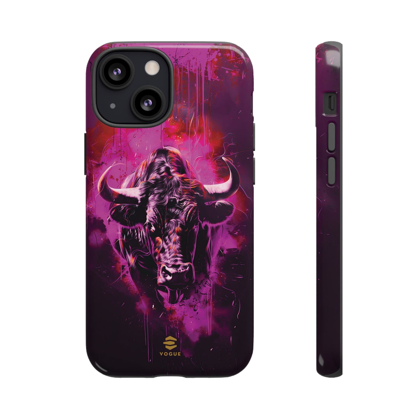 Bull Hot Pink iPhone Case