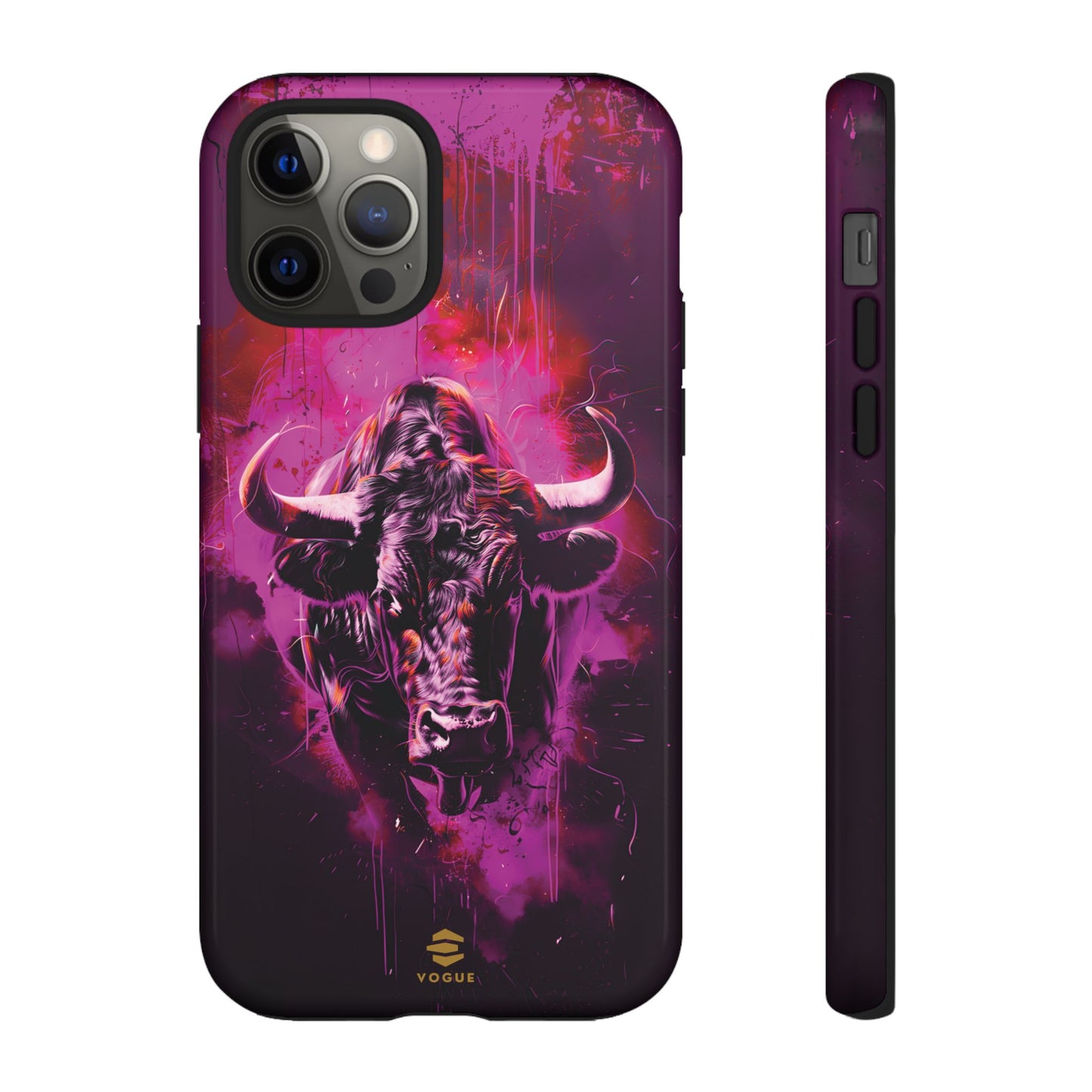 Bull Hot Pink iPhone Case