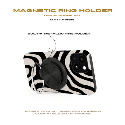 Black Swirl Magnetic Induction Charger