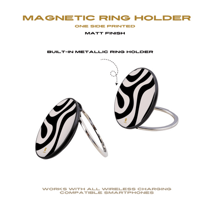 Black Swirl Magnetic Induction Charger