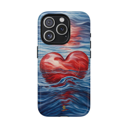 Deep Devotion Red Heart MagSafe Case Valentine's gift Protective Cover