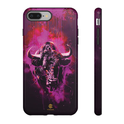 Bull Hot Pink iPhone Case