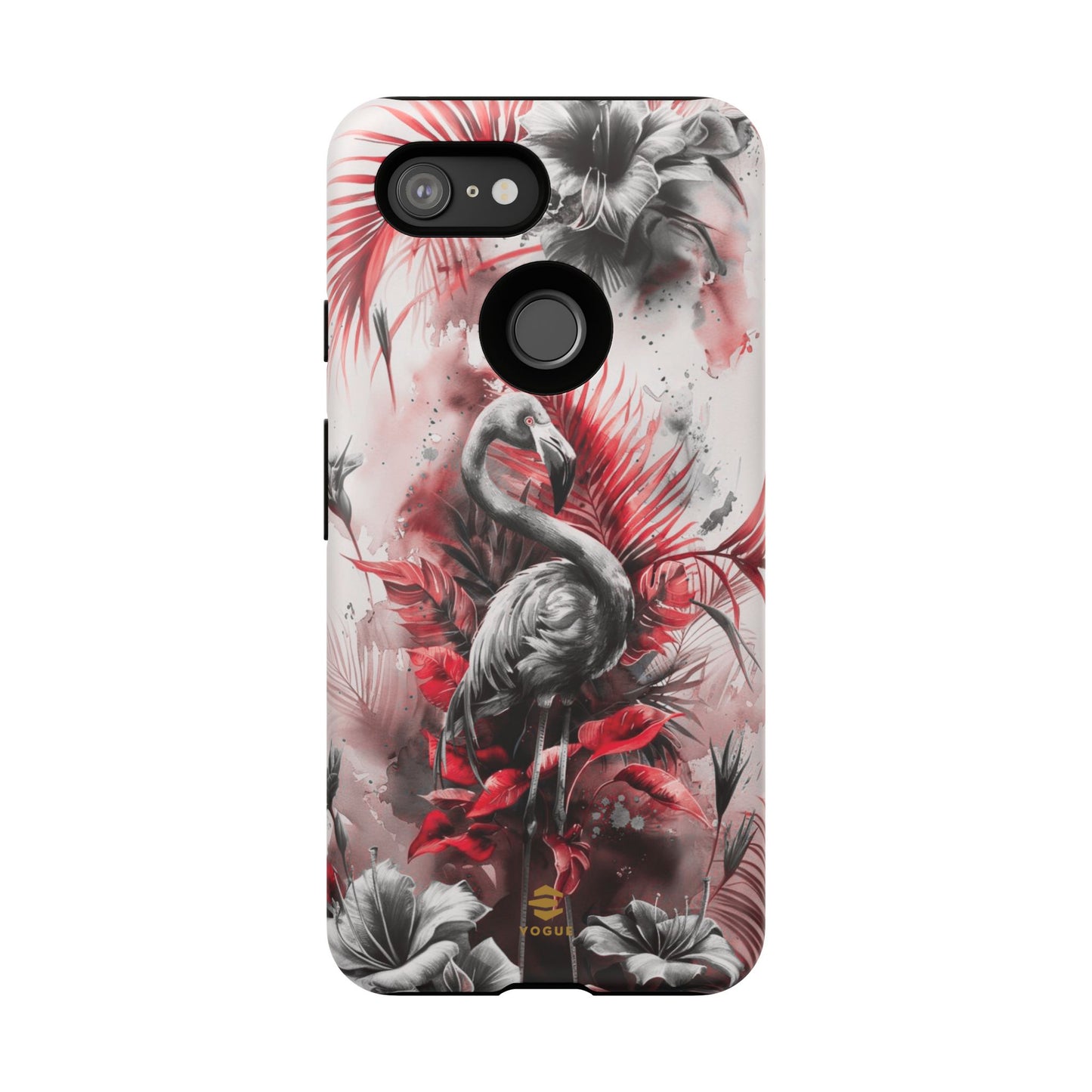 Flamingo Tropical Design Tough Phone Case Pixel
