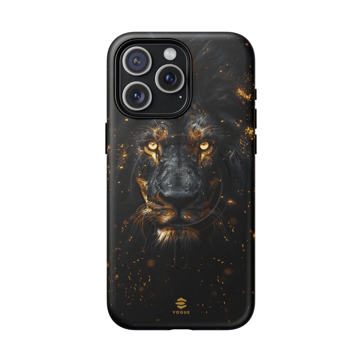 Black Lion Art for MagSafe iPhone Phone Case