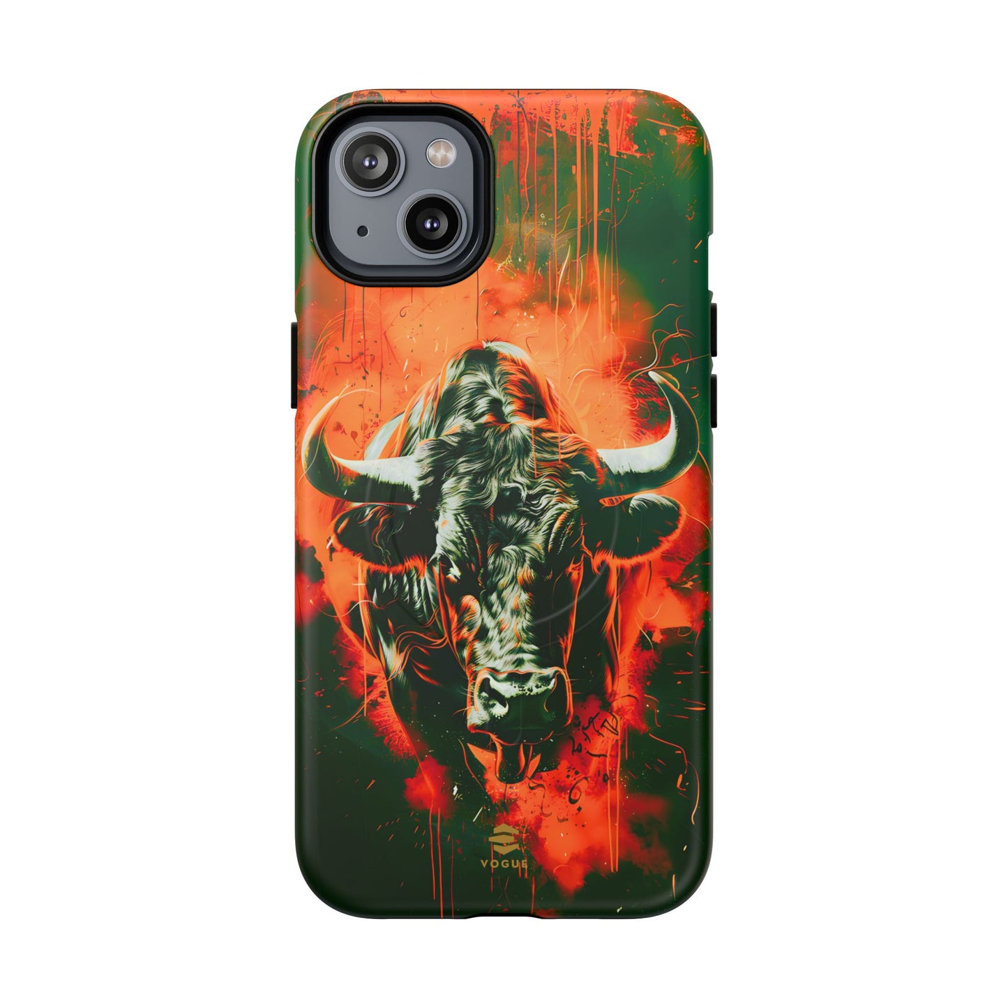 Green Bull MagSafe iPhone Case