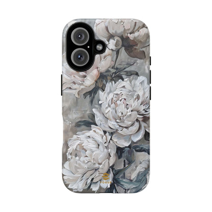 Funda para iPhone con pintura de peonías