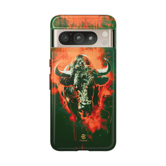 Green Bull Google Pixel Tough Case