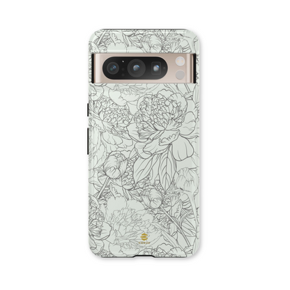 Sage Peony Garden Google Case