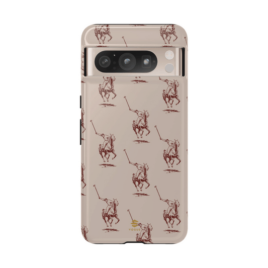 Polo Player Brown Google Pixel Case