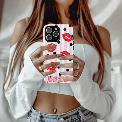 Berry Kiss iPhone Phone Case Valentine's day gift for her