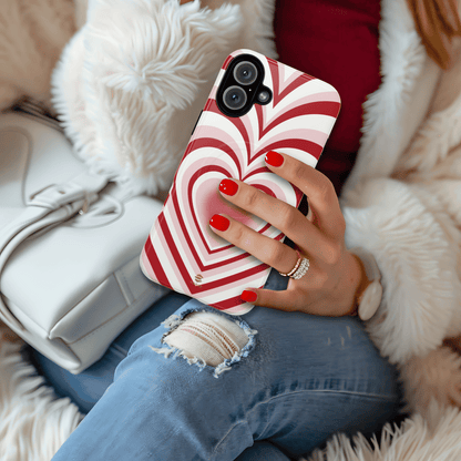Red Hearts Design - Phone Case MagSafe, Love, Valentine's Day Gift for Her