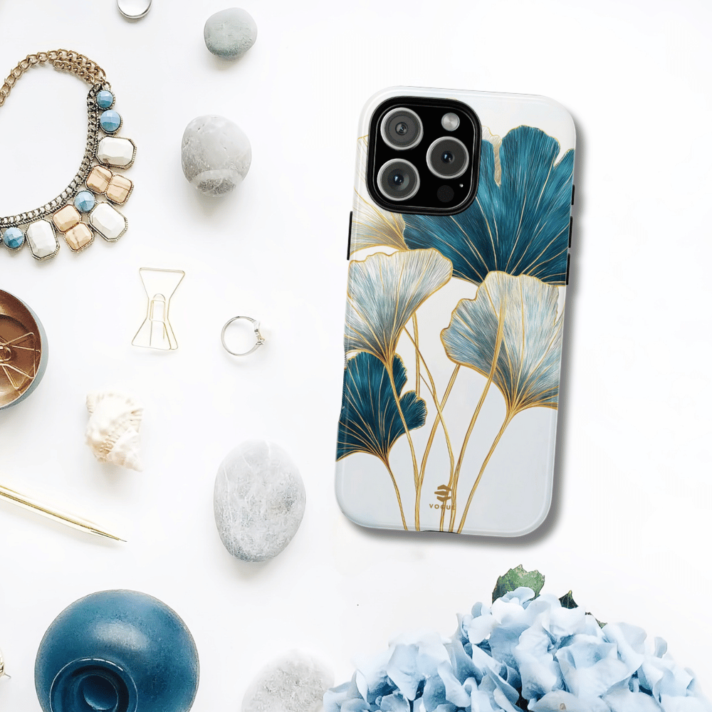 Botanical Line Art Tough Phone Case iPhone