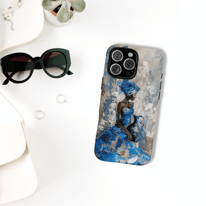 Blue Muse iPhone Case