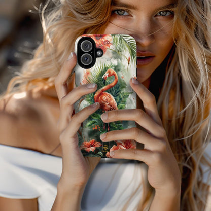 Flamingo Art Magsafe Phone Case