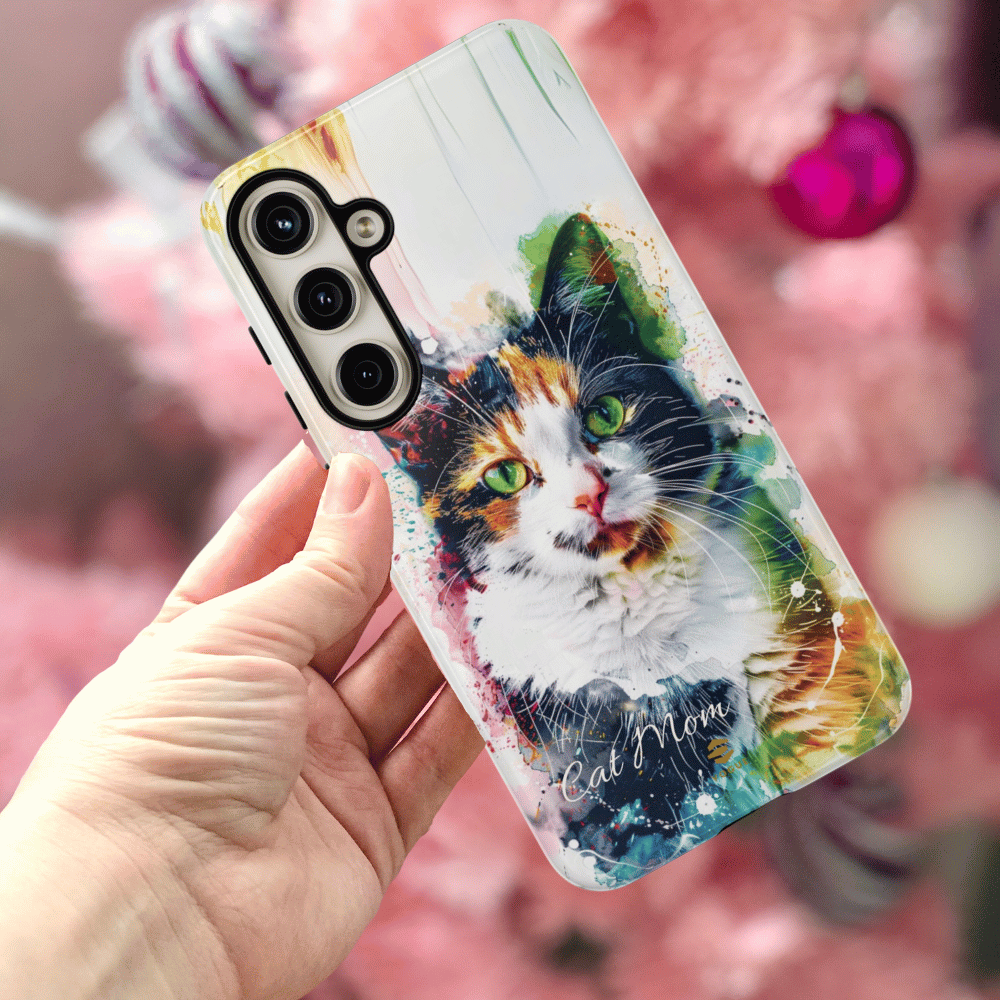 Custom Cat Mom Samsung Galaxy Tough Case