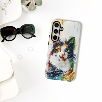 Custom Cat Mom Samsung Galaxy Tough Case