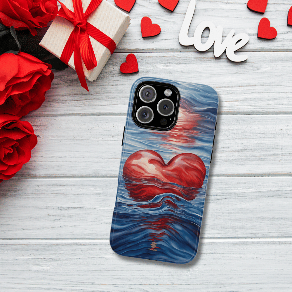 Deep Devotion Red Heart iPhone Tough Case Valentine's gift Protective Cover