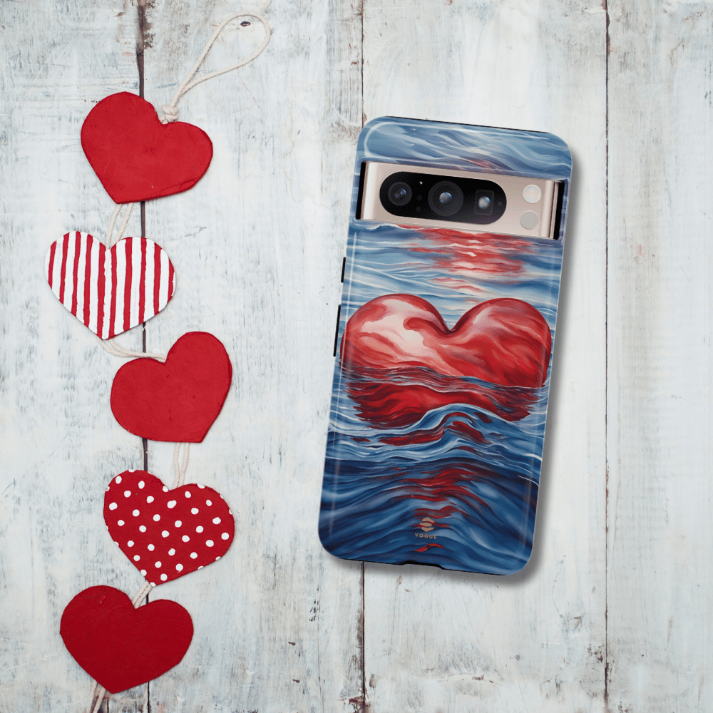 Deep Devotion Red Heart Google Tough Case Valentine's gift Protective Cover