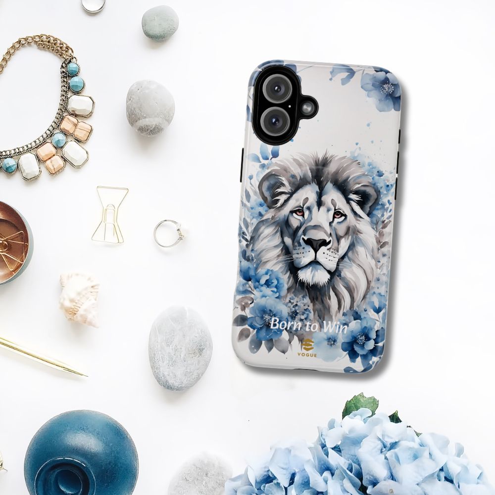 Lion Born to Win MagSafe Phone Case