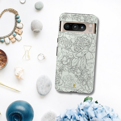 Estuche para Google Sage Peony Garden