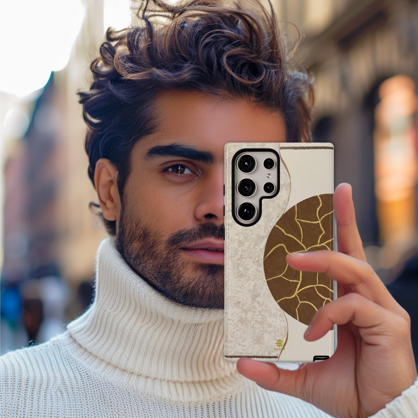 Funda para Samsung con diseño de sinfonía de piedra arenisca