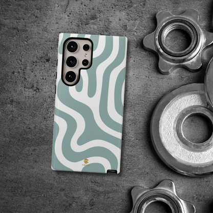 Funda para Samsung con líneas abstractas y locas