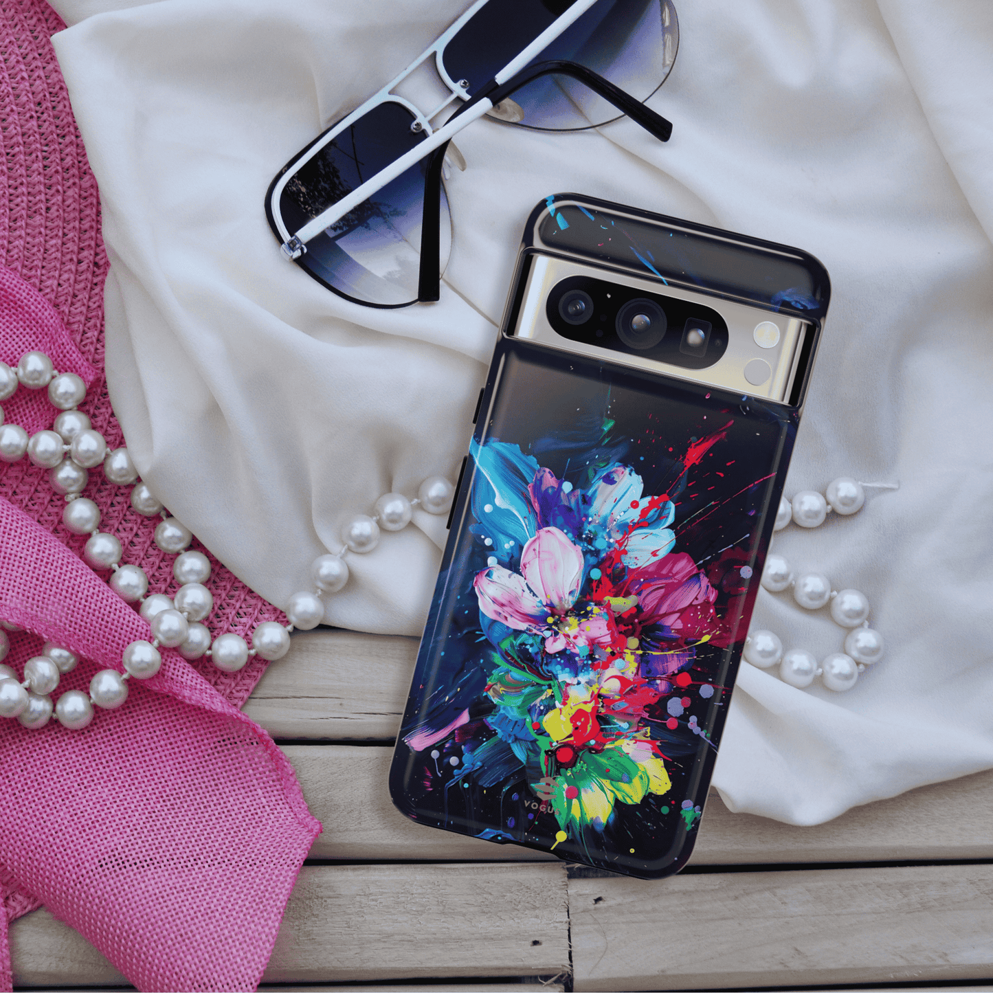 Splash of Rainbow Google Pixel Case