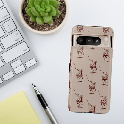 Polo Player Brown Google Pixel Case