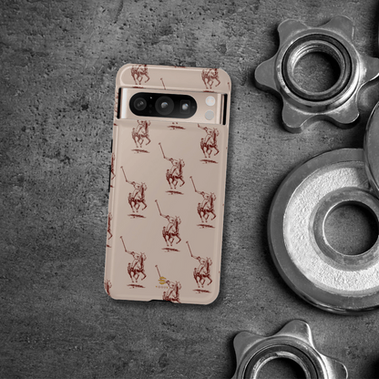 Polo Player Brown Google Pixel Case