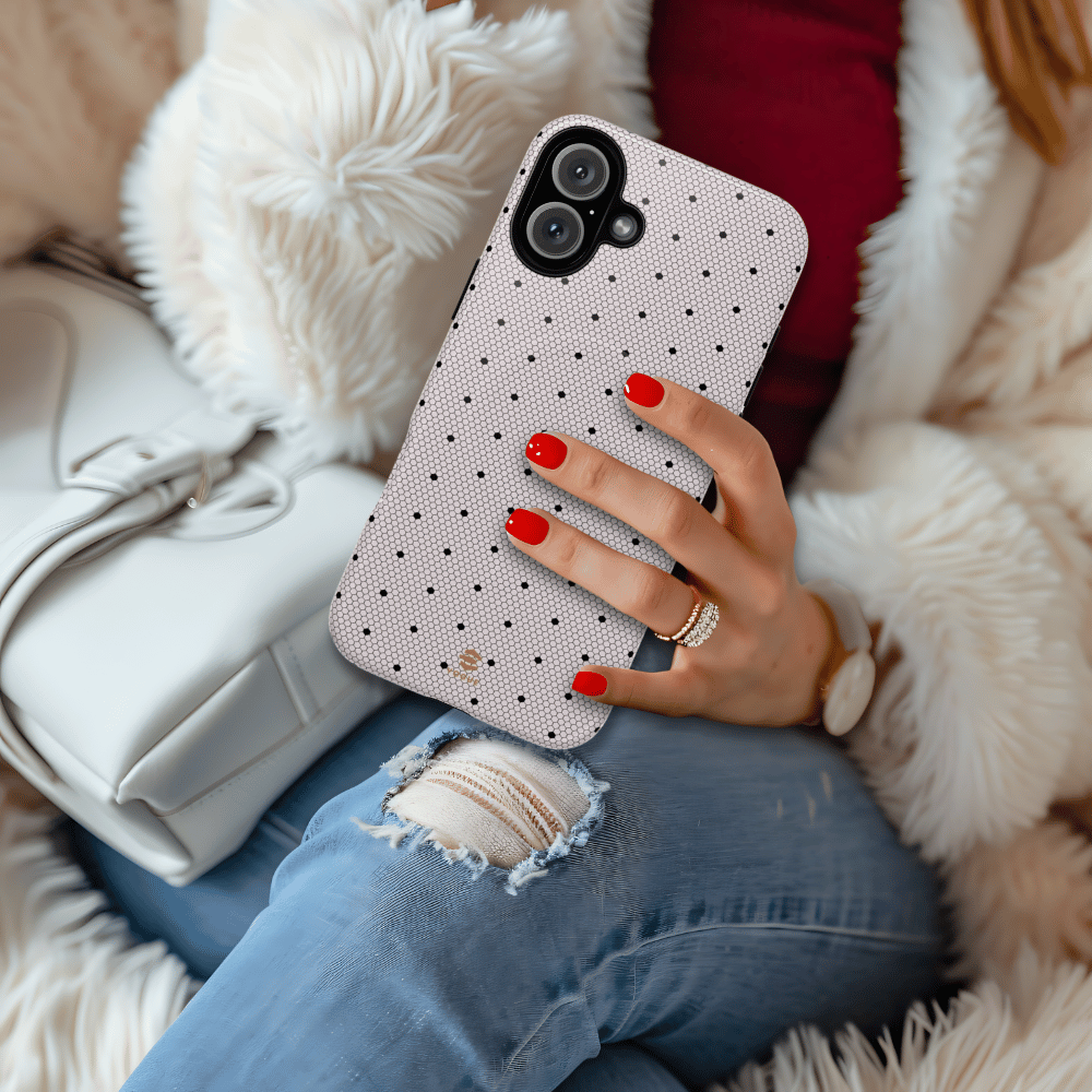 Blush Lace Allure MagSafe iPhone Case