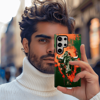 Green Bull Samsung Galaxy Tough Case