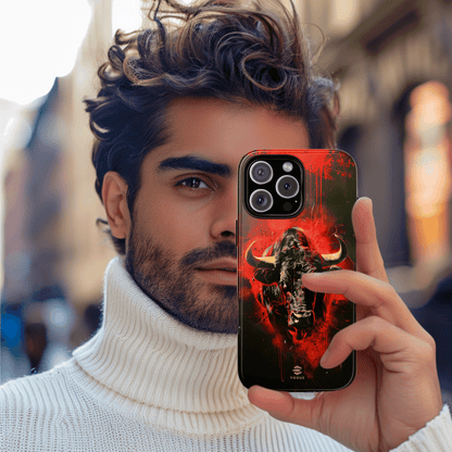 Bull Black iPhone Tough case