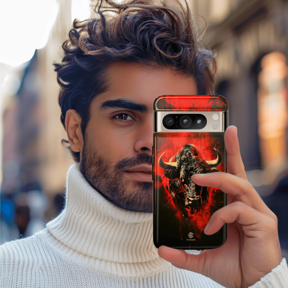 Bull Black Google Pixel Tough case