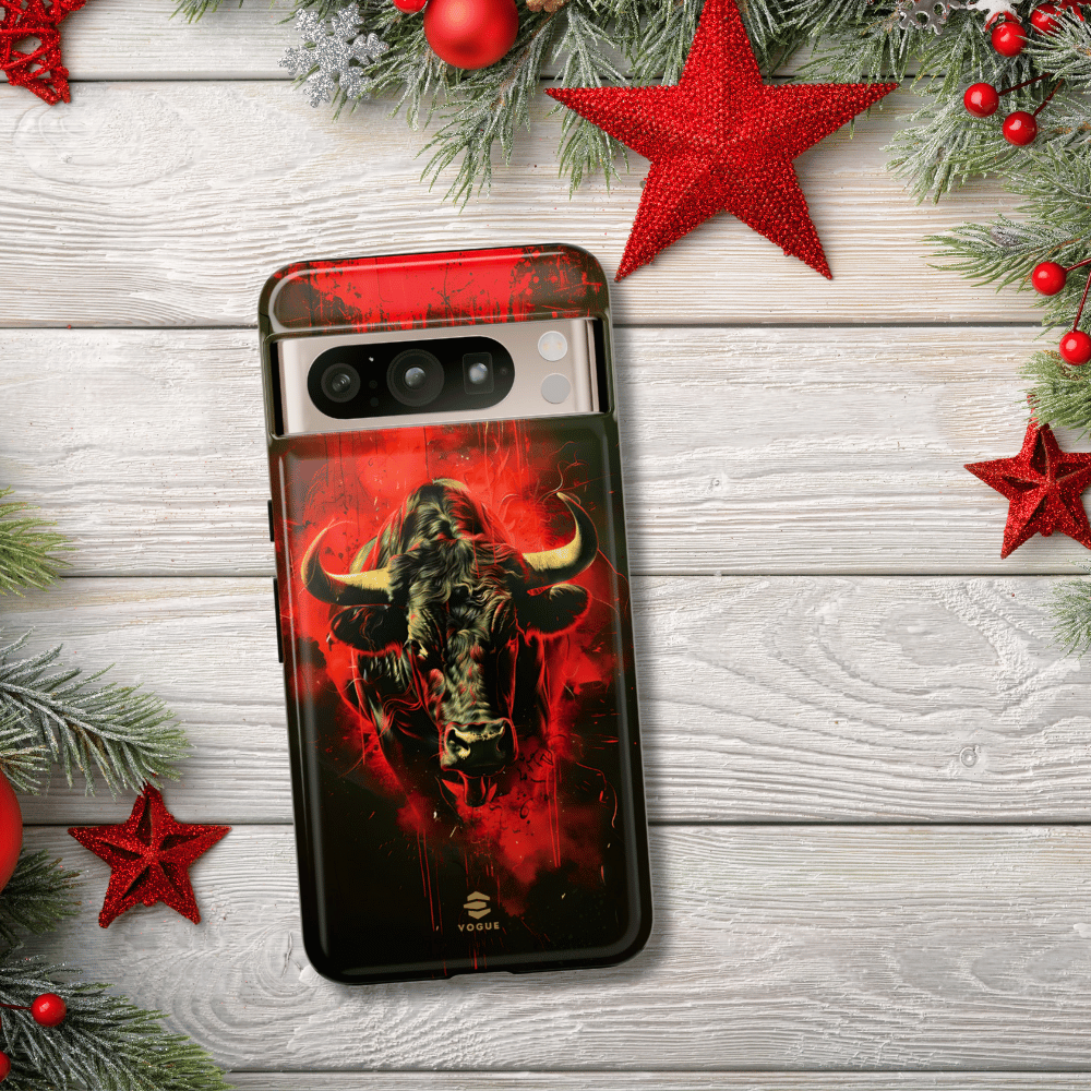 Bull Black Google Pixel Tough case