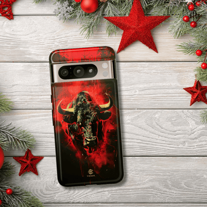 Bull Black Google Pixel Tough case