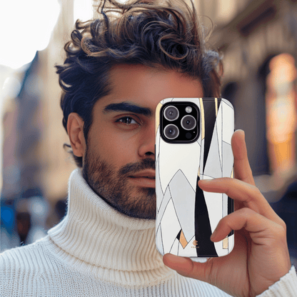 Powerful Lines iPhone Case