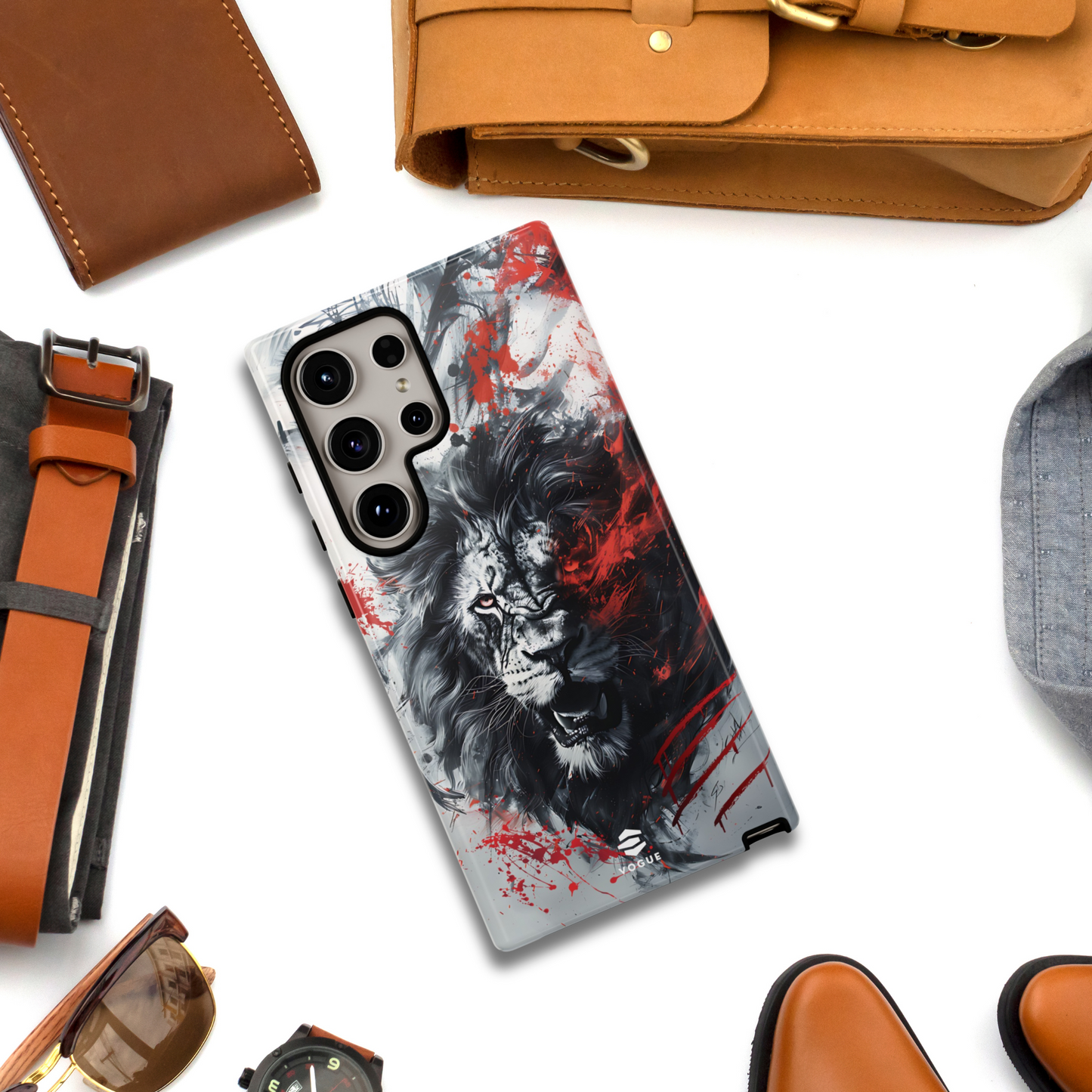 Lion Roaring Art Samsung Tough Case