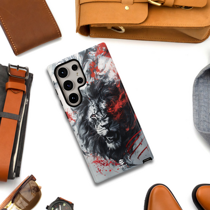 Lion Roaring Art Samsung Tough Case