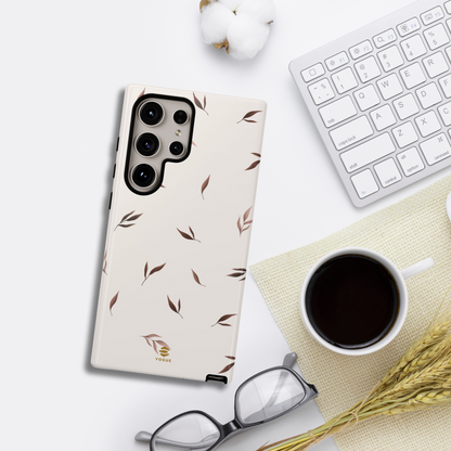 Funda para teléfono Samsung Serenity en color beige
